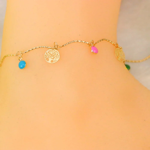 Minimalist Anklet, Sleek & Modern Design, Women’s Fashion, YC110151-A - Picture 10 of 10